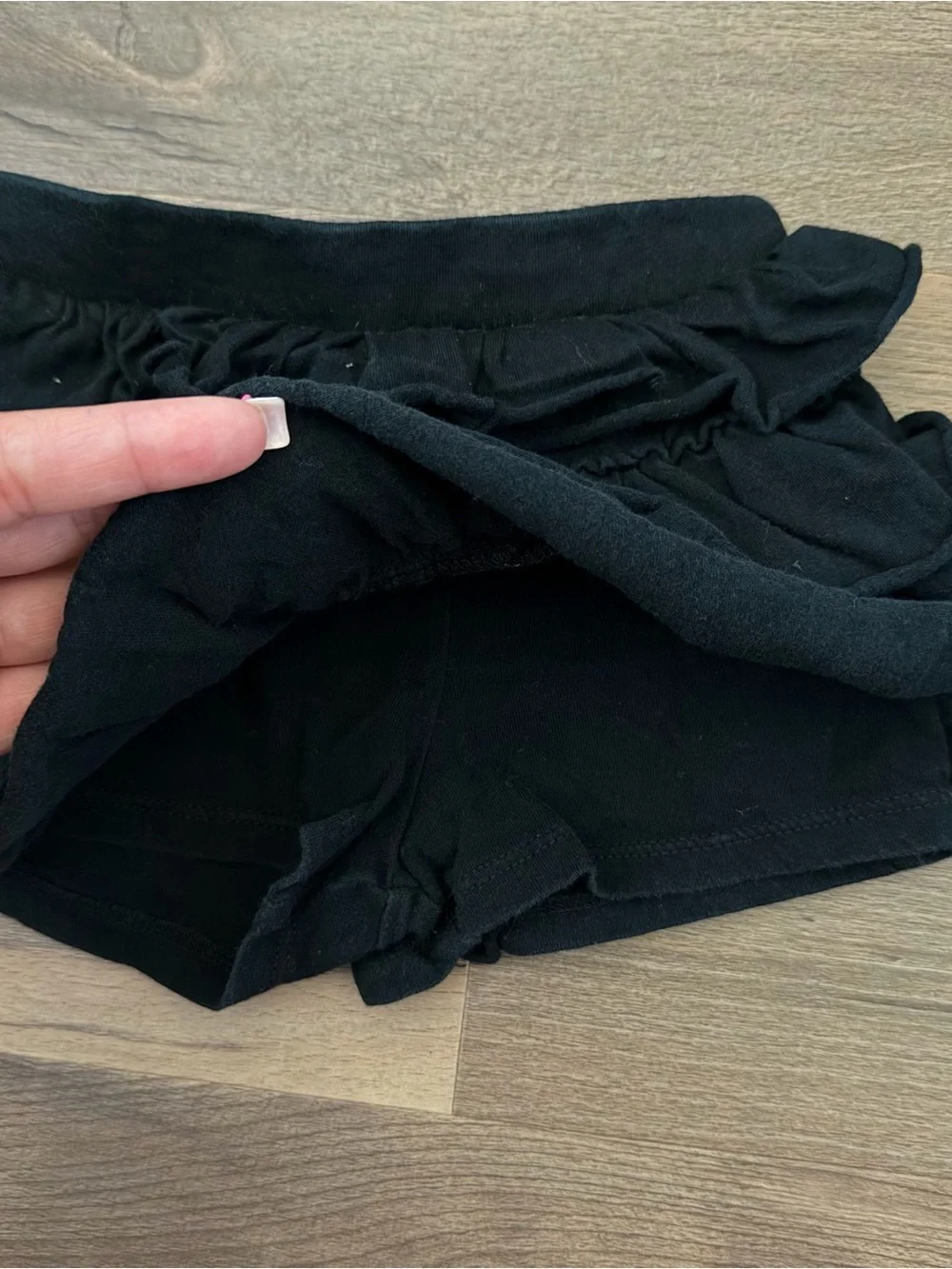 Circo '12 Toddler Black Tiered Ruffle Skort Size 3T